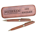 Rosewood Set w/ Pen or Pencil in Rosewood Box